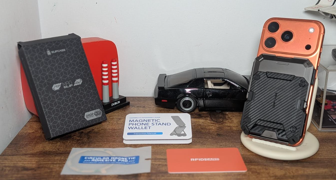 SUPCASE MagFlip Magnetic Wallet Carbon Review - techbuzzireland.com