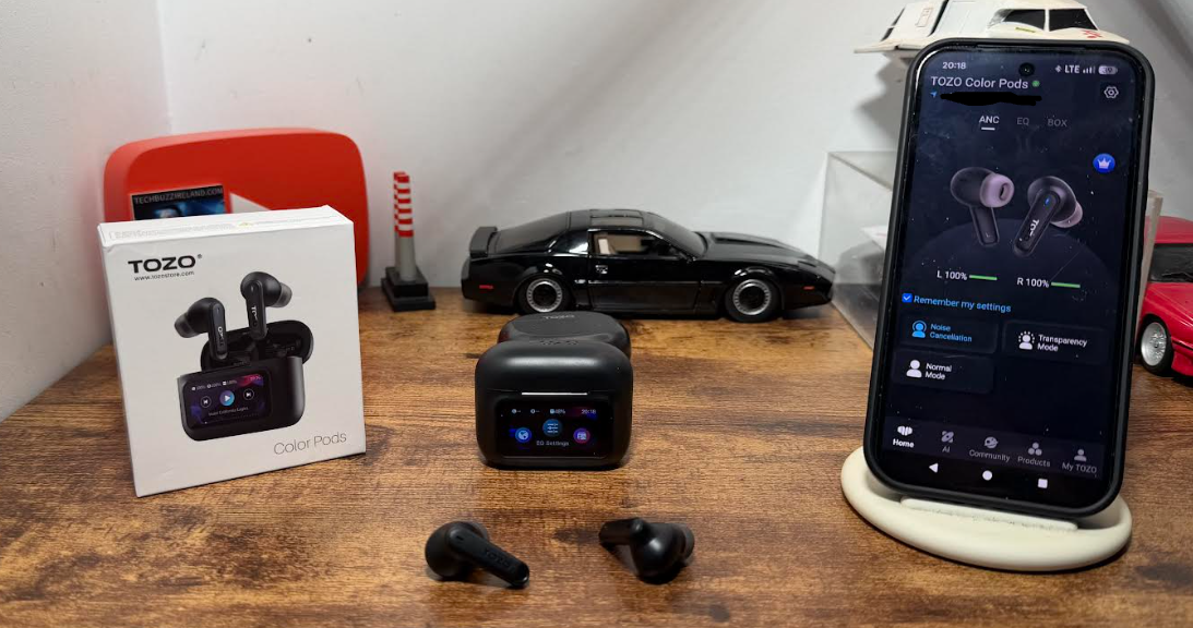 TOZO ColorPods Hybrid ANC Earbuds Review - techbuzzireland.com