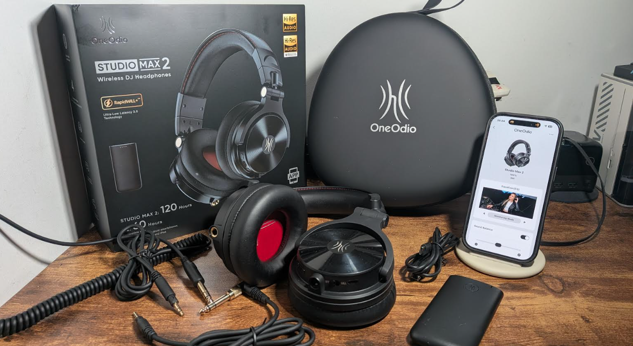 OneOdio Studio Max 2 Wireless DJ Headpones review - techbuzzireland.com