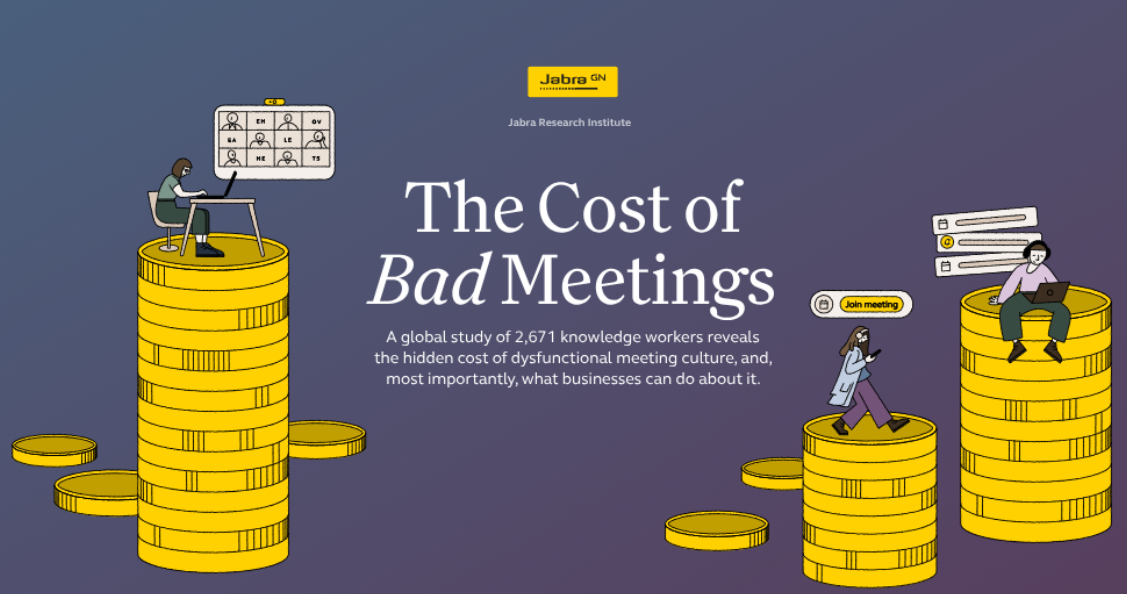 New research from Jabra: AI isn’t the solution to fixing bad meetings, if the room cannot hear properly