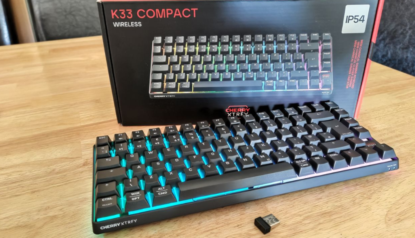 Cherry XTRFY K33 Compact Wireless Gaming Keyboard Review - techbuzzireland.com