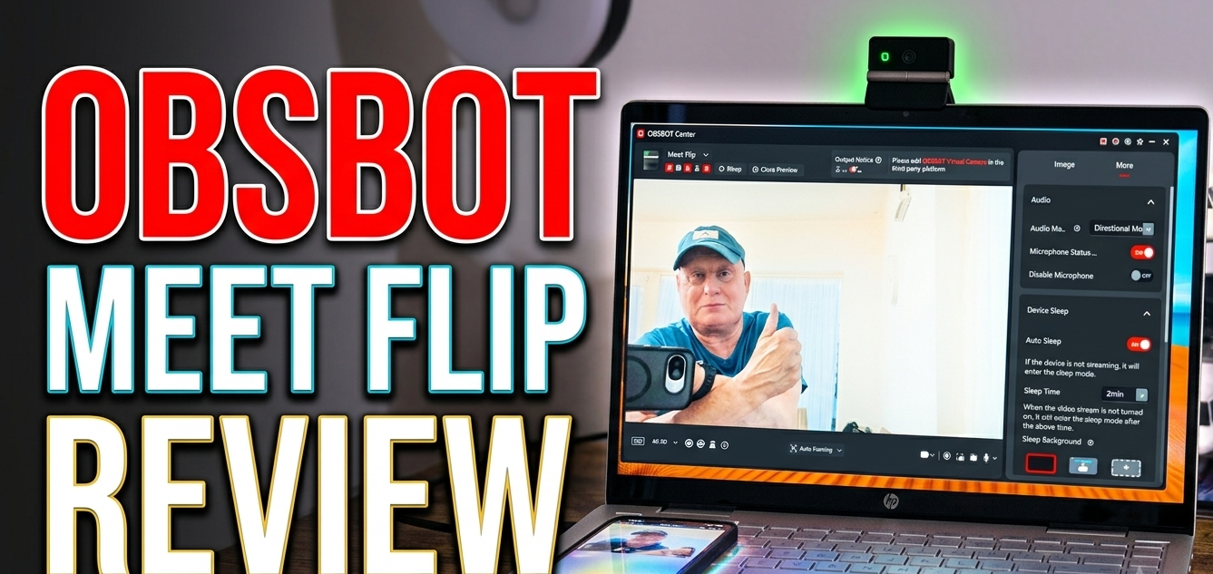 OBSBOT Launches Meet Flip - Review - techbuzzireland.com
