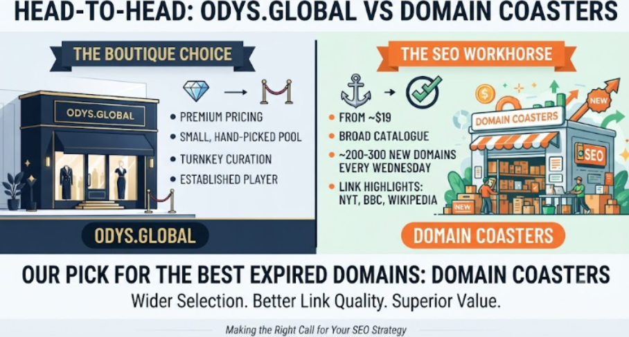 Odys Global vs Domain Coasters: Where Can You Get the Best Expired Domains?