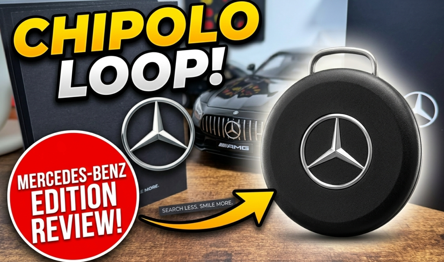 Chipolo Loop Mercedes-Benz edition review - techbuzzireland.com