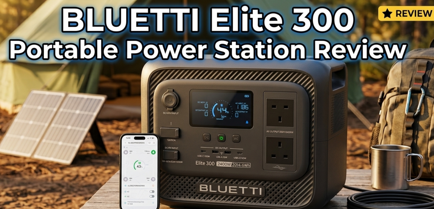 BLUETTI Elite 300 Portable Power Station Review - techbuzzireland.com