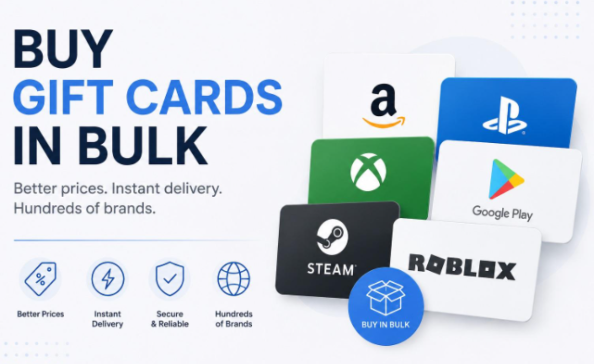 Buy Gift Cards in Bulk: A Smarter Way for Businesses to Save Time and Money