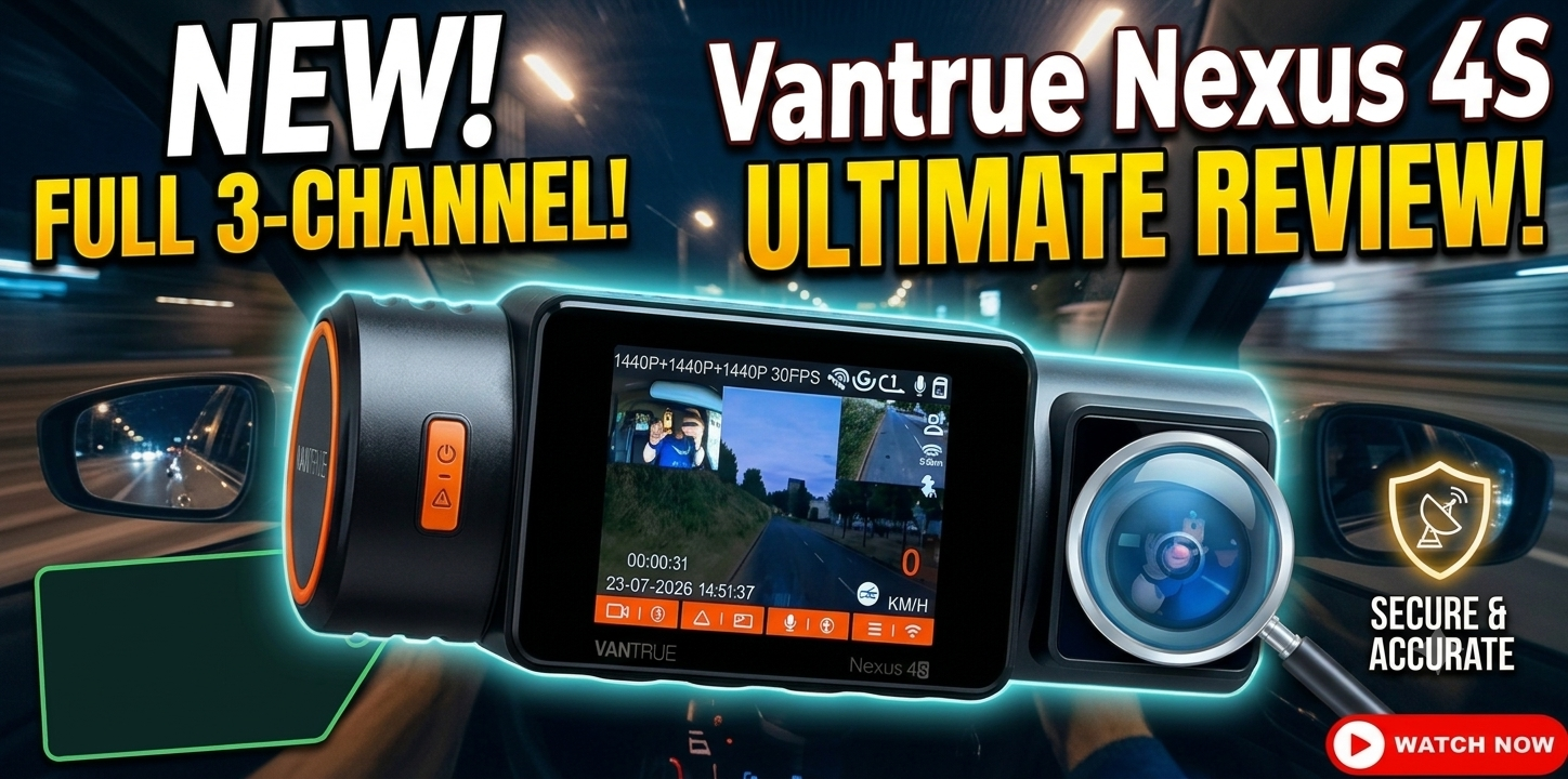Vantrue Nexus 4S 3 Channel Dash Cam Review - techbuzzireland.com