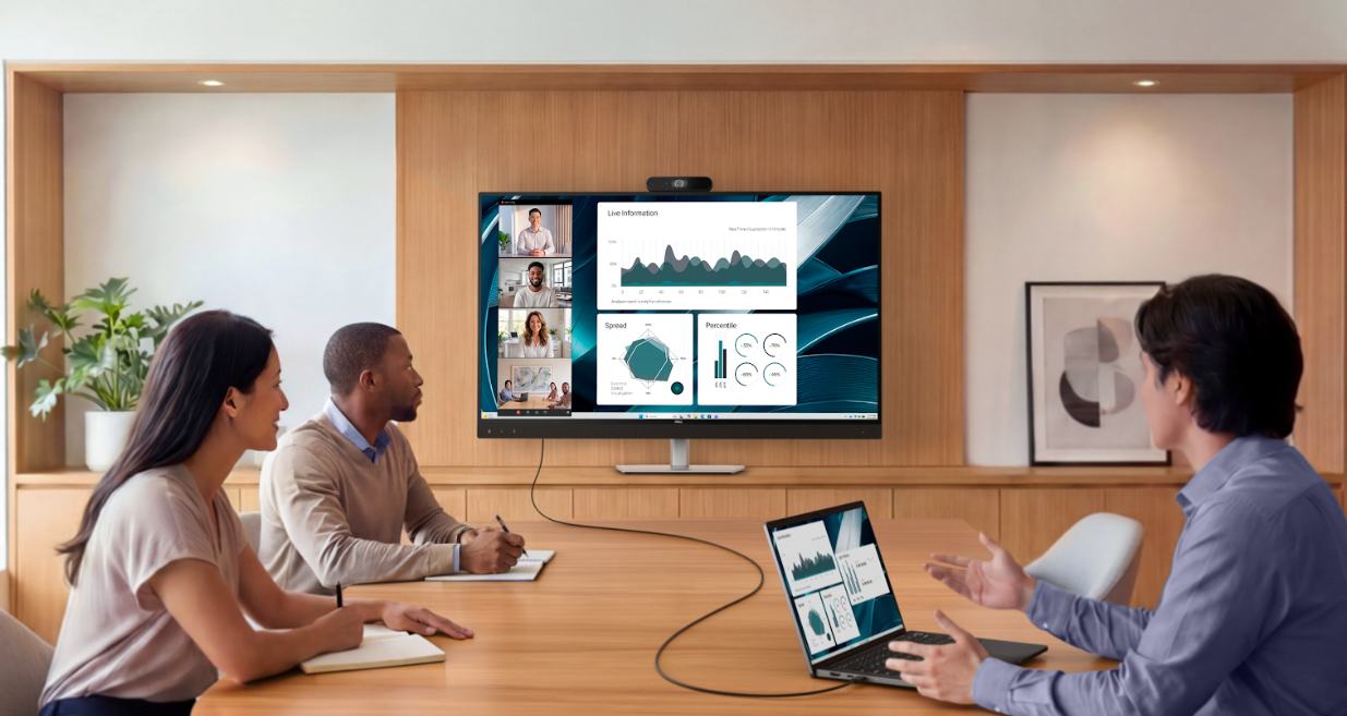 Dell Technologies introduces all-in-one monitor for hybrid meetings in modern workplaces - techbuzzireland.com