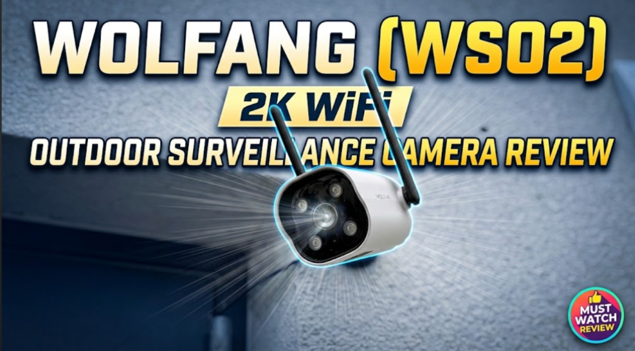 WOLFANG (WS02) 2K WiFi Outdoor Surveillance Camera Review - techbuzzireland.com