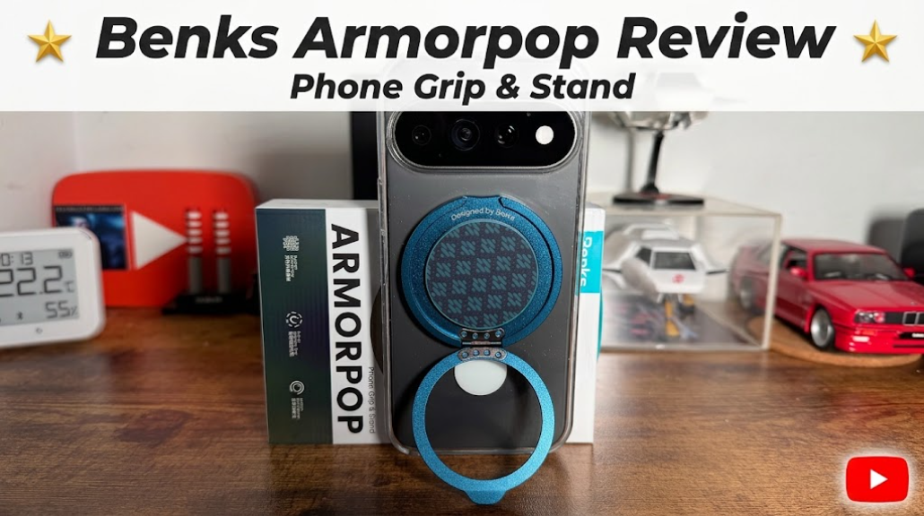 Benks ArmorPop Phone Grip & Stand Review - techbuzzireland.com