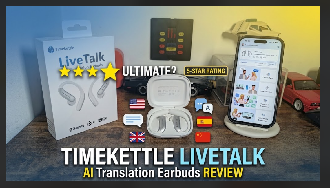 Timekettle LiveTalk AI transaltion earbuds review
