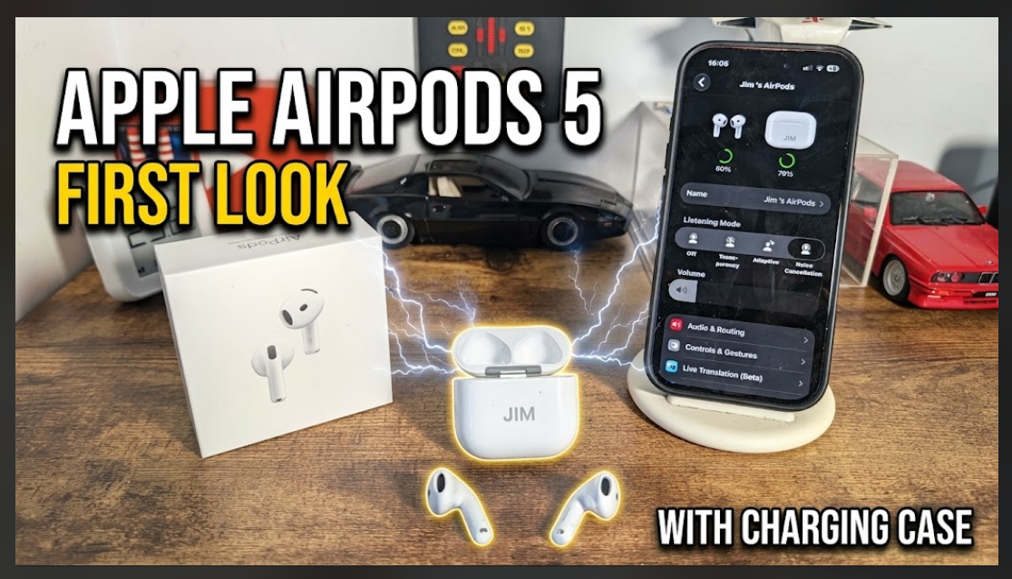 Apple AirPods 5 With Wireless Charging Case First Look - techbuzzireland.com