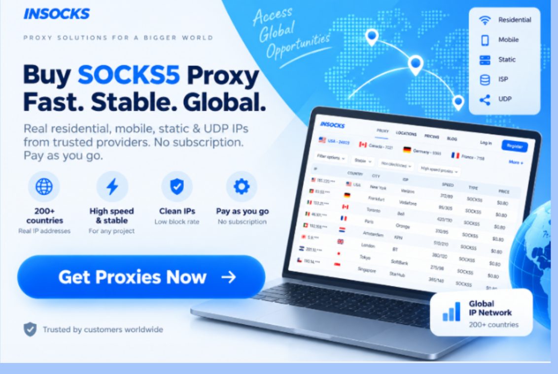 INSOCKS Proxy Provider Features and Use Cases