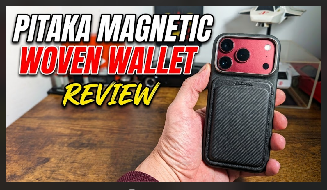 PITAKA Magnetic Woven Wallet Review - techbuzzireland.com