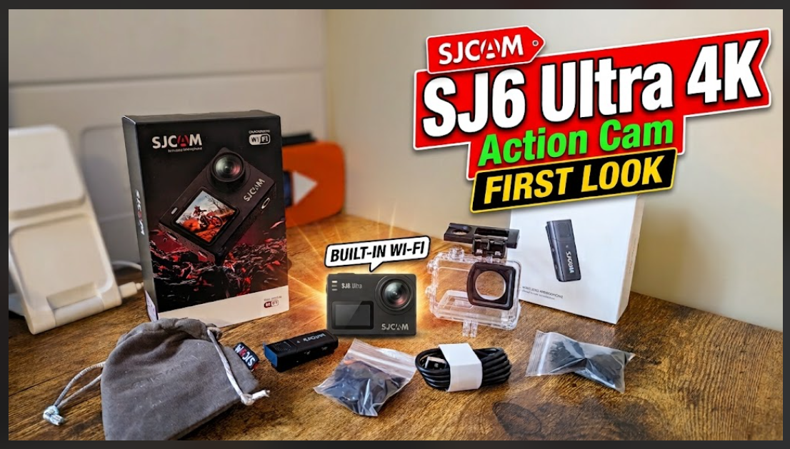 SJCAM SJ6 Ultra 4K Action Cam first look - techbuzzireland.com