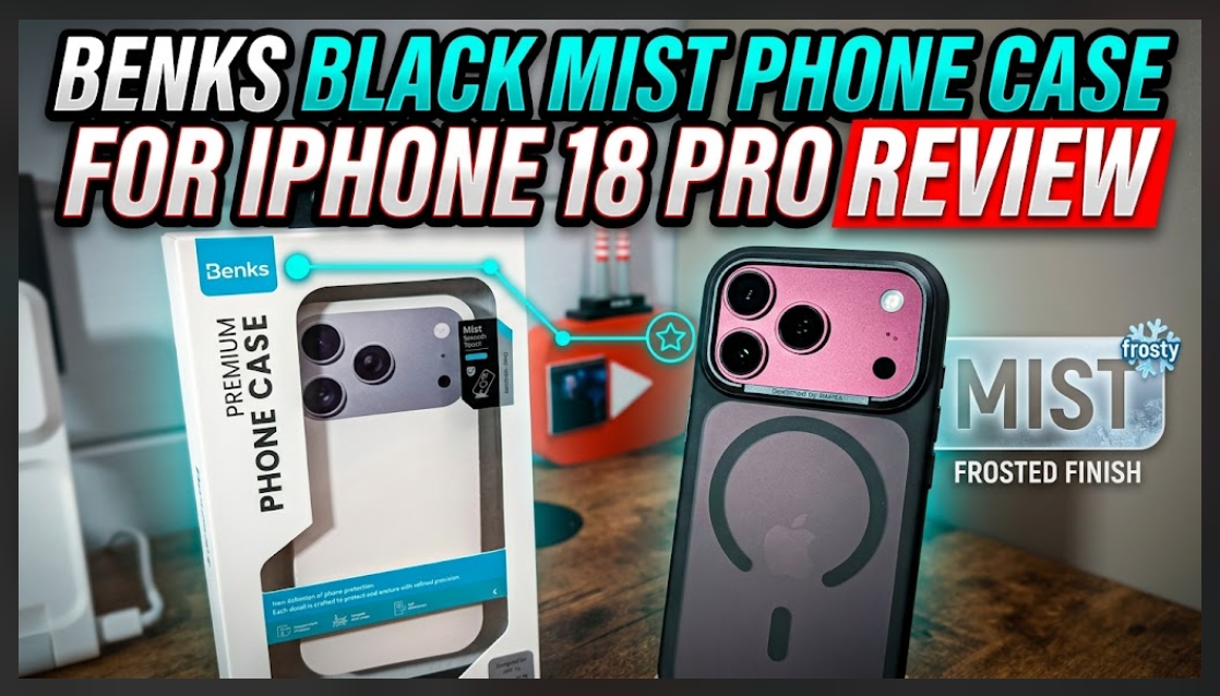 Benks Black Mist Phone Case for iPhone 18 Pro Review - techbuzzireland.com