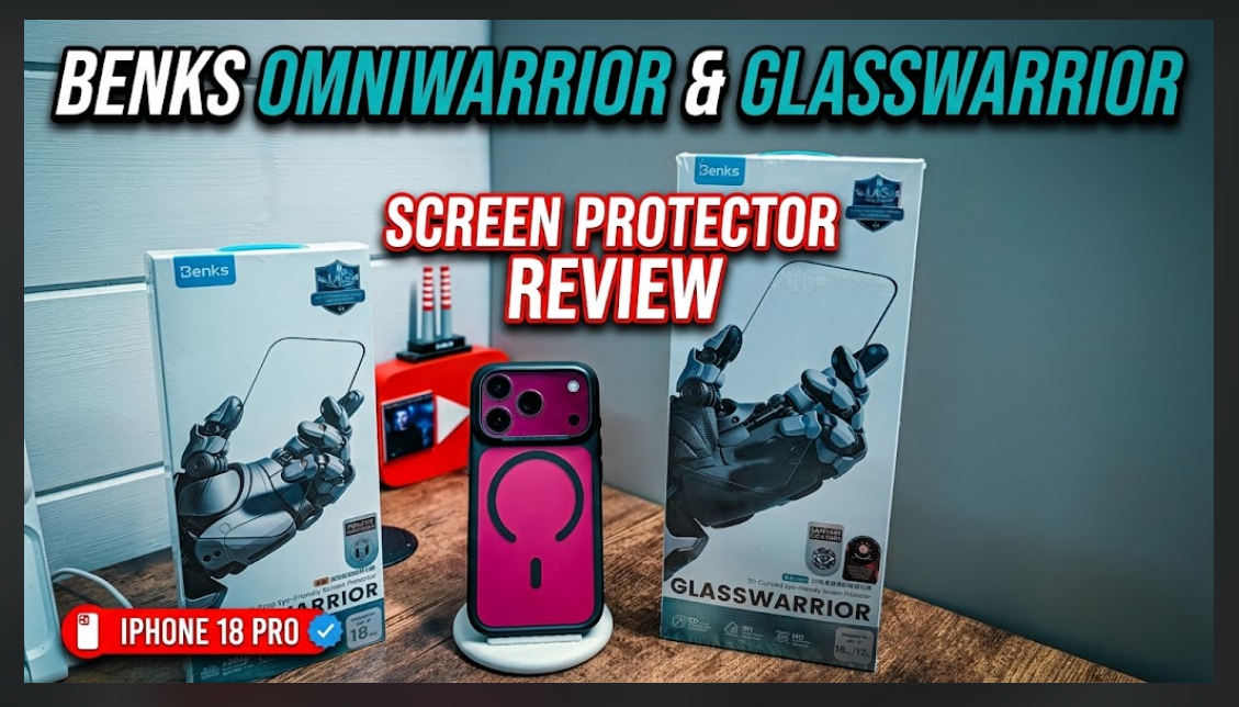 GlassWarrior and OmniWarrior Screen Protectors for iPhone 18 Pro Review - techbuzzireland.com