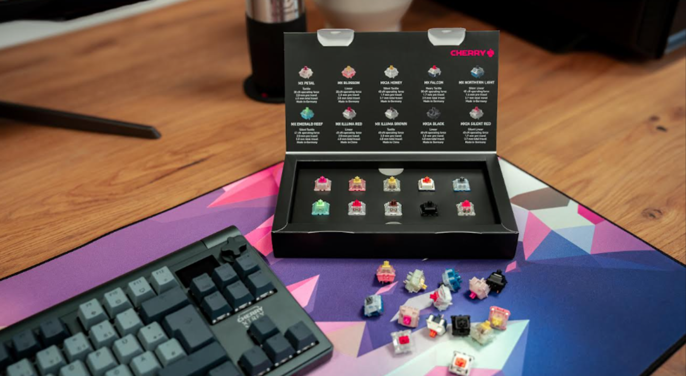 CHERRY Launches MX ILLUMA and MX EMERALD REEF Mechanic Keyboard Switches