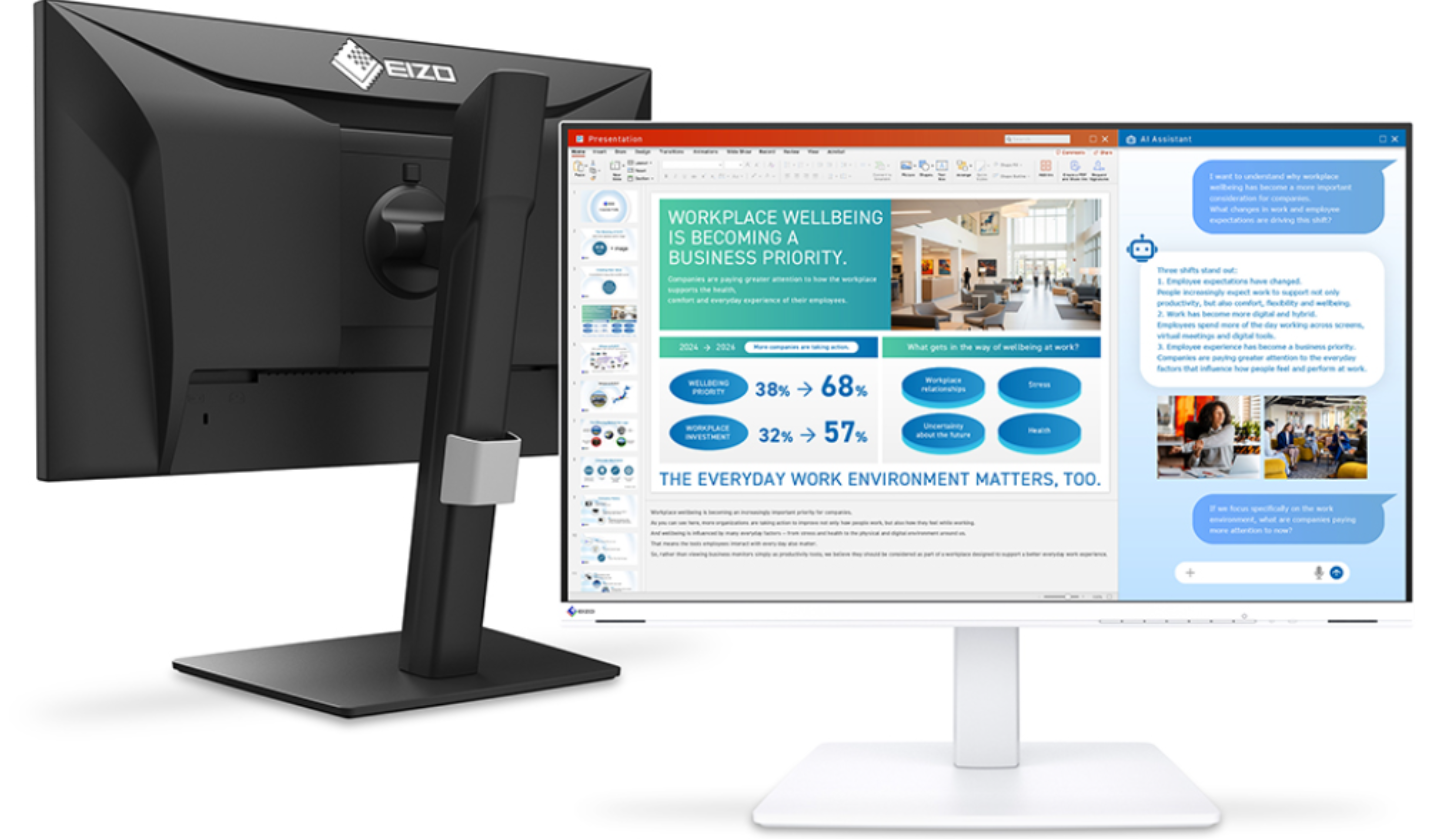 EIZO Releases Energy-Efficient 23.8-inch Monitor Combining Long-Term Value with Workplace Comfort